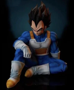 Anime Dragon Ball Z Majin Vegeta Figure Statue Model Toys Sitting Position 15 Cm - Picture 1 of 4