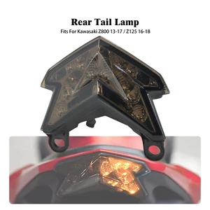 Luz trasera integrada señal de giro lente Somke para Kawasaki Ninja ZX6R ZX636 13-18 - Imagen 1 de 17