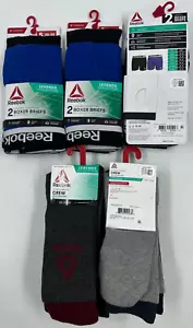 Reebok Mens Lot 5 Variety Pack Luxury Comfort Boxer Briefs Sz S & Crew Socks - Picture 1 of 1