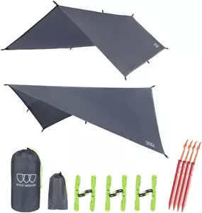 Rainfly Tarp Hammock, Premium 14.7Ft/12Ft/10Ft/8Ft Rain Fly Cover, Waterproof... - Picture 1 of 1