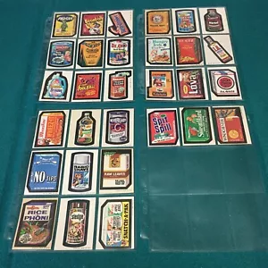 1973 Serie 3: WACKY PACKAGES "Tan Back" KOMPLETTSATZ 30/30 @ NM oder BESSER - Bild 1 von 9