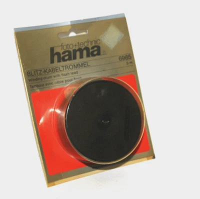 Foto + Technic Hama Winding Drum W/ Flash Lead 5m NEW OLD STOCK - Image 1 of 4