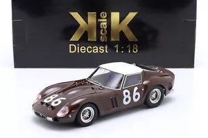 FERRARI 250 GTO #86 G.Scarlatti/P.Ferraro TARGA FLORIO 1962 - 1/18 - KK Scale - Picture 1 of 5