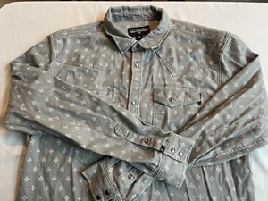 Cody James Western Pearl Snap Fire Resistant Work Shirt Men's XL - Imagen 1 de 9