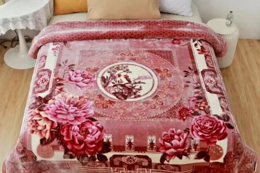 Kuscheldecke  Decke 200x230 cm Zweilagige Doppelseitige 2 Ply ,  3 kg Braun - Bild 1 von 1