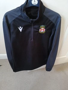 Wrexham AFC Training Top Aviation Gin Large Football Mens Zip Tracksuit Jumper - Picture 1 of 10