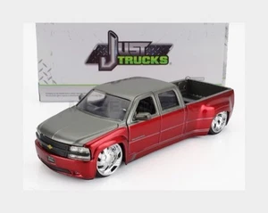 JADA 35590 CHEVROLET - SILVERADO PICK-UP DUALLY 1999 - ROJO PLATA - 1/24 - Imagen 1 de 2