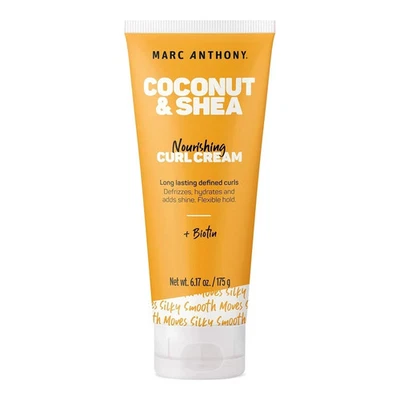 Marc Anthony Nourishing Curl Cream, Coconut Oil & Shea Butter - Anti-Frizz Bioti - Image 1 of 4