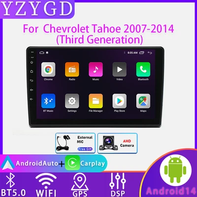 For 2007-2014 Chevrolet Tahoe (Third Generation) GPS Carplay Radio Multimedia FM - Image 1 of 4