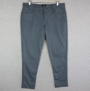Swannies Golf Pants Mens 36 Blue Tapered Chino Athleisure Casual Performance - Picture 1 of 10