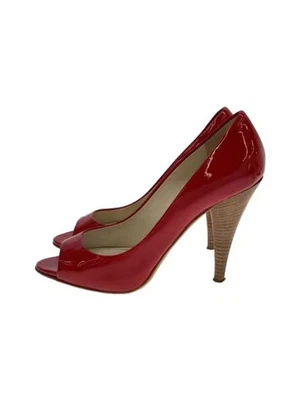 MIU MIU/Sandalias/Talla 36/Rojo/Cuero Patente Foto 1 de 4