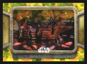 BANISHED ONE 2024 TOPPS CHROME SAPPHIRE STAR WARS #16 YELLOW - Picture 1 of 2