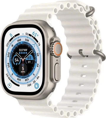 Apple Watch Ultra Titan Ocean Armband Weiß - Bild 1 von 2
