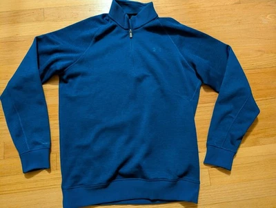 Pullover azul Under Armour para hombre talla grande Storm Cold Gear 1/4 cremallera Foto 1 de 4