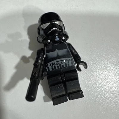LEGO Star Wars Imperial Shadow Trooper Black Storm Minifigura sw0166a 7667 Arma Foto 1 de 4