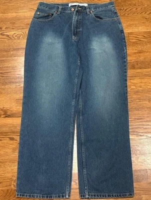 34 腰 32 长度亚利桑那宽松蓝色水洗牛仔裤男式 — 第 1/3 张图片