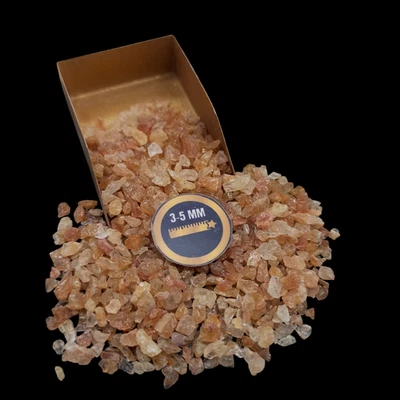 Piedra preciosa natural triturada gruesa aventurina roja 3-5 mm para hacer joyas Foto 1 de 4