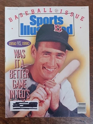 April 21, 1990 Sports Illustrated Ted Williams Cover - Image 1 of 4
