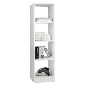 Gymax 5-stufiges Bücherregal Eck Bücherregal Aufbewahrung Display Organizer mit 4 Würfeln - Bild 1 von 10