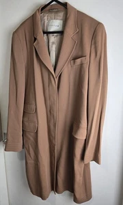 Jigsaw Luxus 90 % Wolle Camel Mantel Größe 14 Hergestellt in Großbritannien - Bild 1 von 16
