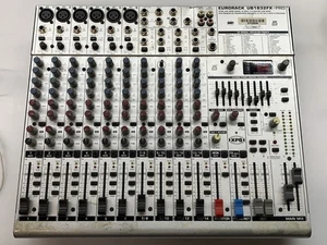 BEHRINGER EURORACK  UB 1832FX- PRO  MIXER ANALOG MIXER CONSOLE W/POWER CABLE - Picture 1 of 4