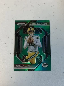Panini Prizm 2023 - Emergent Jordan Love #H-3 Green Prizm - Imagen 1 de 2