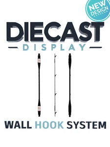 Hotwheels Display | Diecast Wall Hook Storage System: Wall-Safe Hanger 20=80cars - Picture 1 of 21