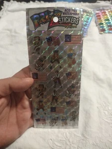 Vintage Stickers Prizm by Jewel Independence Day New Model 03008 4th of July - Picture 1 of 6
