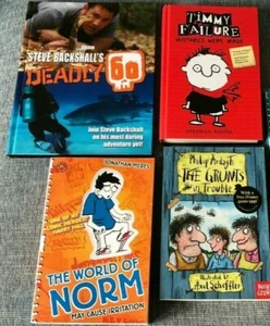 Bundle of kids Books, Deadly 60, World of Norm, x 4 books - Picture 1 of 1