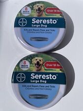 2 Seresto Flea and Tick Collar for Large Dog Exp:05/2025