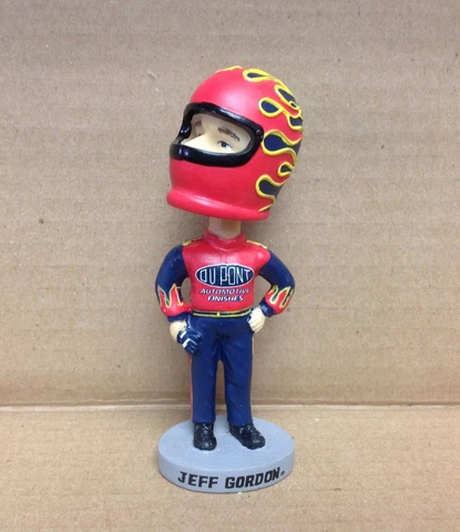 Jeff Gordon ~ RARE 2003 JG Motorsports / DuPont NASCAR Mini Bobblehead Cover
