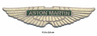 ROYAL GARMENT ASTON MARTIN Patch Aufnäher Aufbügler Automobile Sportwagen England