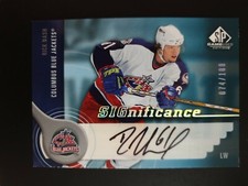 2005-06 SP Game Used SIGNIFICANCE RN Rick Nash #074/100