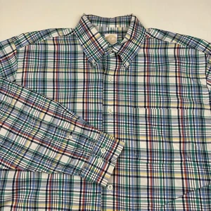 Camisa Brooks Brothers Hombre L Multicolor Algodón a Cuadros EE. UU. Italia Calce Madison - Imagen 1 de 7