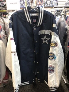Dallas Cowboys NFL 5X SUPERBOWL CHAMPION FRANCHISE VARSITY GEDENKJACKE - Bild 1 von 3