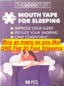 90Pcs/Box Anti Snoring Improve Sleep Closure Tape *BULK PRICE-ONE SHIP FEE** - Picture 1 of 2