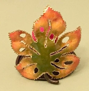 Kohl's Autumn Leaf / Fall Colors Luminary / Candle Holder - Picture 1 of 7