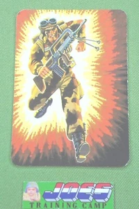1986 tarjeta coleccionable de acción GI Joe #26 Dusty Milton Bradley Hasbro ARAH JTC - Imagen 1 de 2