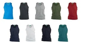 D555 Men's Big Size Long Length Muscle Vest Fabio Size Medium to 8XL, 8 Colours - Picture 1 of 10