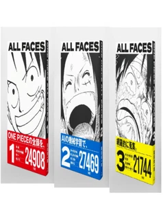 Nuevo One Piece All Faces 1-3 Edición de Coleccionista Comic Juego de 3 Libros Japón - Imagen 1 de 9