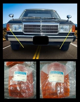 Juego de luces de señalización delanteras/señal de giro (lente) MAZDA LUCE 929L genuino NUEVO Foto 1 de 4