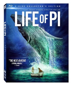 Life of Pi 3D Blu-Ray Blu-ray Dvd  Slipcover Collector's Edition Like new! - Picture 1 of 1