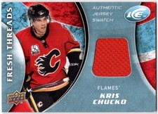 2009/10 Upper Deck Ice KRIS CHUCKO "FRESH THREADS" Relic RC Rookie Card #FT-KC