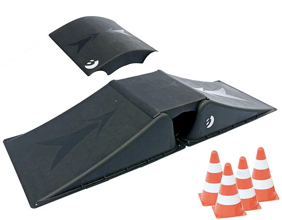 Aktion: Best Sporting Skater Doppelrampen-Set für Skateboard, Skaterrampe 8tlg - Bild 1 von 1