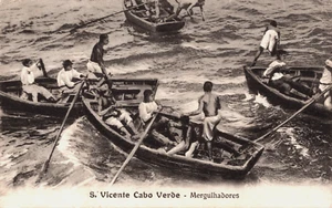 Postal de Colección Cabo Verde São Vicente Mergulhadores C379 - Imagen 1 de 2