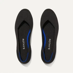 Rothy's Black The Flat Ballet size 9 Rround Toe - Picture 1 of 10