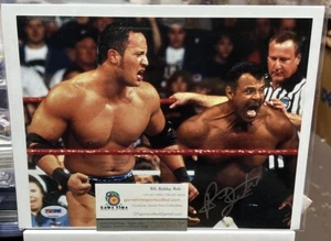 Rocky Johnson Signed WWE HOFer 8x10 Photo PSA/DNA COA Dwayne Johnson Dad - Picture 1 of 2