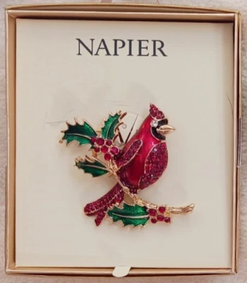 Prendedor Cardinal Napier Tono Dorado Nuevo en Caja Foto 1 de 4