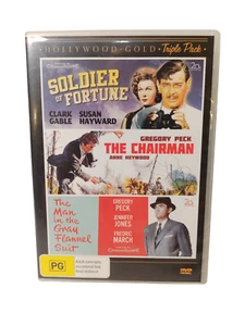 The Chairman Man in the Gray Flannel Suit Soldier of Fortune DVD R4 Drama R4 VGC - Picture 1 of 10