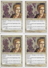 MTG: HEAL 5th Edition COMMON; played, Excellent condition x4